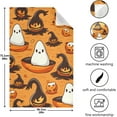thumbnail image 3 of Dreamtimes Ghost Pumpkins Orange Kitchen Towel, Dish Towels Quick Drying Tea Towels Absorbent Hand Towels for Kitchen Sink Dinner Table 28 x 18 Inches, Set of 1, 3 of 7