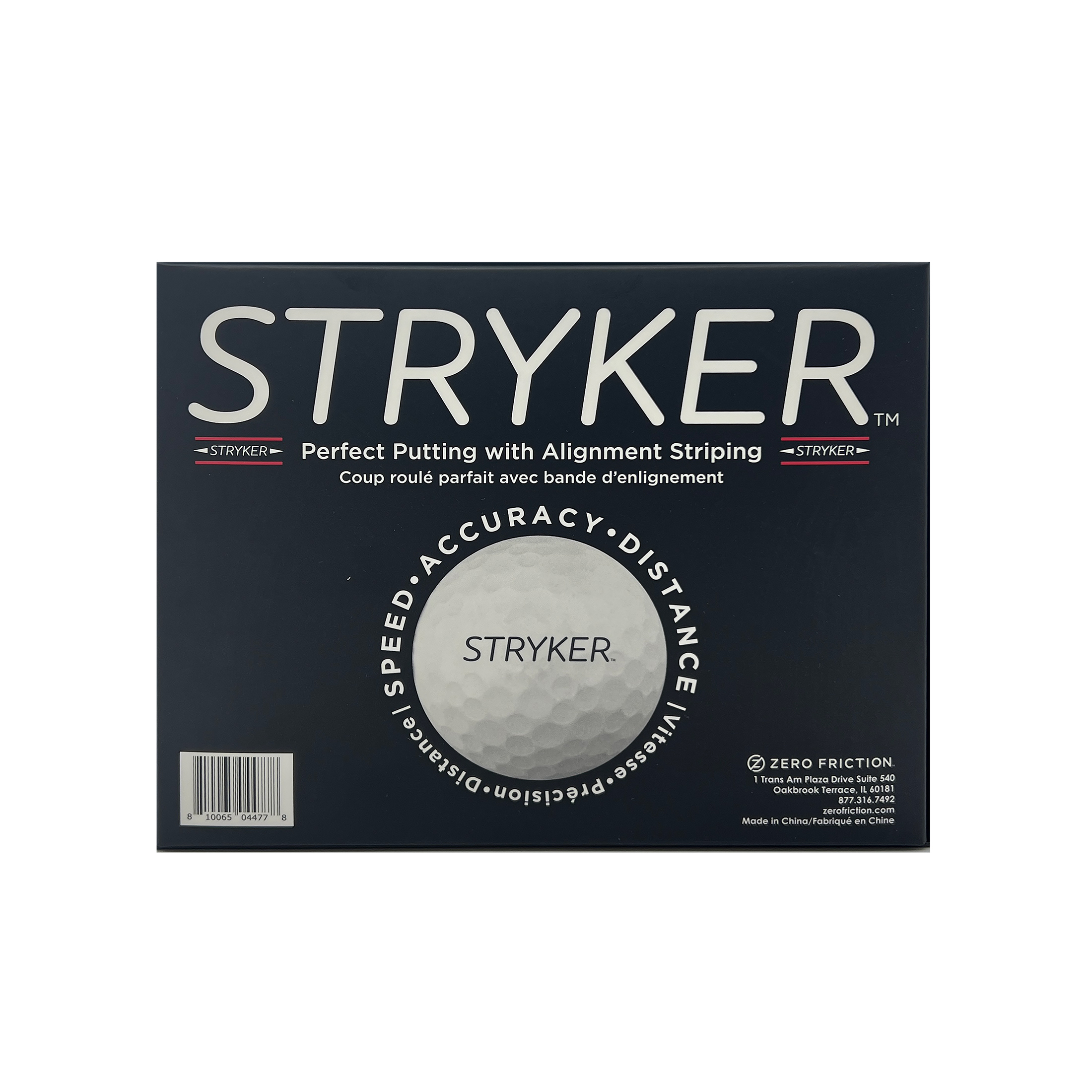 Zero Friction Stryker White Golf Balls - Dozen photo 7
