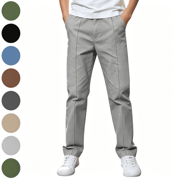 Nugftut Pants for Boys Dressy Pants Straight Fit Pants Versatile Dress Casual Pants School Formal Daily Occasions Sizes 5-6