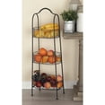 thumbnail image 3 of DecMode Black Metal Farmhouse Storage Cart 41", 3 of 9