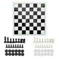 thumbnail image 4 of Ccdes 2 In 1 Travel Board Games Set Portable Chess And Checkers Set For Kids And Adults,Educational Chess Toy,Travel Board Games Set, 4 of 8