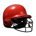 thumbnail image 3 of lacooooppia Baseball Helmet with , Gear for Adults, Breathable Sports Outdoors Softball Face Face Guard Red, 3 of 8