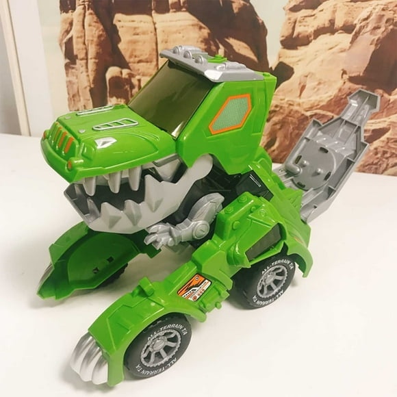 tumgatte Dinosaur Car Deformation, LED Dinosaur Deformation Car With Sound, 3D Automatic Up to 60% off