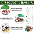 thumbnail image 3 of Yanonmyfd 24pcs World Cup Soccer 2026 Hanging Swirls for Party Decorations, 12Pcs Soccer Flag Hanging Swirls and 12pcs Hanging Swirls for World Cup Home Party Decorations,28pcs Hanging Swirls, 3 of 8