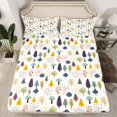 thumbnail image 2 of Erosebridal Teens Rustic Tree Bed Sheets Set Twin Size, Cartoon Plant Bed Sheets Twin, Botanical Decor, 3 Pieces, 2 of 6