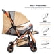 thumbnail image 5 of Carriola Bebe Plegable De Paseo Infantil Compacta Reclinable, 5 of 8