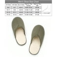 thumbnail image 6 of cosyone1997 Men's Scuff Slippers Indoor Outdoor Memory Foam House Shoes Non-slip Rubber Soles, 6 of 8