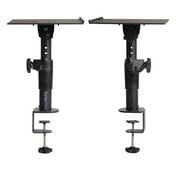 Clamp-On Studio Monitor Stand - Adjustable Height - Set of 2
