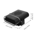 thumbnail image 2 of KONTONTY 1Pack Portable Vehicle Dryer with Copper for Defogging in Winter Driving, 2 of 8