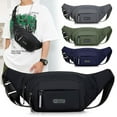thumbnail image 6 of Casual  Nylon Waterproof Large-capacity Business Cashier Wallet Chest Bag Men Waist Bag Sports Mobile Phone Bag NAVY BLUE, 6 of 8