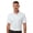White, variant on AllPro Men's Polo Shirts Short Sleeve Collar T-Shirt 100% Polyester Dry Fit Performance Polo (Black, M)