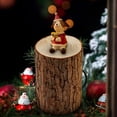 thumbnail image 1 of Ganfancp Adornos de Madera Brasileña Decoración Navideña Resina Pequeños Adornos Navideños Micro Nieve Escenario Plugin Regalo Liquidación Ventas Hoy Ofertas Prime Adorno Navideño de Madera de Brasil, 1 of 6