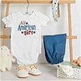 thumbnail image 2 of All American Cute Daughter Niece Bodysuit Jumper Girls Infant Baby Brisco Brands NB, 2 of 6