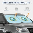 thumbnail image 4 of Naloa Dreaming Travel 2 Piece Foldable Car Sun Shades, Car Windshield Sunshade, Front Window Sunshade for Car, Truck, SUV - Medium, 4 of 7