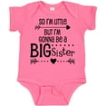 thumbnail image 3 of Inktastic So I'm Little, but I'm Gonna Be a Big Sister Girls Baby Bodysuit, 3 of 5
