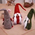 thumbnail image 2 of Beard Braid Christmas Tree Xmas Gnome Tumbler Ropa de pie Santa Toy Doll Hanging Wizard Wall Holiday Gift Rojo + Gris + Verde sidaley ZHF0245, 2 of 7