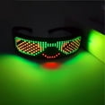 thumbnail image 2 of Lunettes Bluetooth LED Personnalisables pour Adulte Affichage Clignotant Texte DIY Animation, 2 of 5