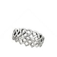 thumbnail image 4 of Celtic Eternity Criss Cross Heart Promise Ring Sterling Silver Band 925 Jewelry Female Male Size 3.5, 4 of 4