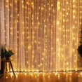 thumbnail image 1 of Guirnalda de cortina de luces navideñas, adornos navideños para el hogar, regalos de Navidad Natal, Año Nuevo, 2024, 1 of 4