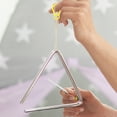thumbnail image 4 of 1 Set Plastic Triangle Triangle Iron Mallet Triangle Plastic Percussion Sticks, 4 of 7