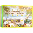 thumbnail image 1 of Christmas Advent Calendar with 24pcs Conch Toys Christmas Countdown Calendar Gift Box for Kids 24 Days Count Down Conch Toys Collection Stress Relief Toy for Party  Gift, 1 of 6
