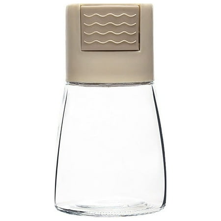 

Ozmmyan Pepper Shakers Quantitative Push Type Conical Condiment Bottle Kitchen Solid Control Seasoning Bottle With Lid Kitchen Condiment Jar Dispenser Bottle Kitchen Gadgets Gift for Family