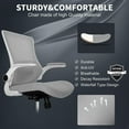 thumbnail image 4 of Misolant Tall Office Chair, Drafting Chair for Standing Desk, High Office Chair with Adjustable Lumbar Support, Flip-up Arm and Footrest Ring, Tall Drafting Chair for Bar Height Desk, 4 of 8