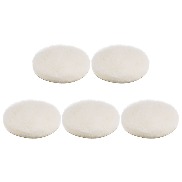Paquete de 5 almohadillas de pulido de lana de 7 pulgadas para automóviles