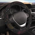 thumbnail image 5 of XMXT Cute Cosmic Hand Painting Steering Wheel Cover, Elastic Non-Slip Universal Fit Car Decor Accessories Protector for Auto SUV Trucks, 5 of 8