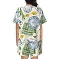 thumbnail image 3 of Bixox Women's Vintage Utensils Printed Pajama Set 2 Piece Lounge Set Top and Shorts Soft Pajamas, Shorts with Pockets, 3 of 7