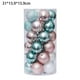 thumbnail image 2 of Colgantes decorativos con tema de colores delicados y colgantes brillantes para árbol de Navidad, 60mm, 30 piezas, 2 of 5