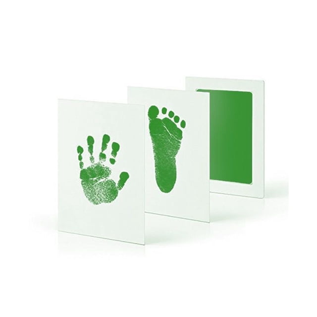 Kmbangi Baby Footprint Handprint Ink Pad 3Pcs Clean Touch Hand and Foot Paw Keepsake Stamp Print Kits