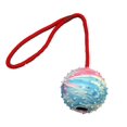 thumbnail image 5 of Juguete para mascotas con forma de pelota y nudo de cuerda, divertido, educativo, resistente a las mordeduras, juguete interactivo para limpiar molares de perros, 5 of 5