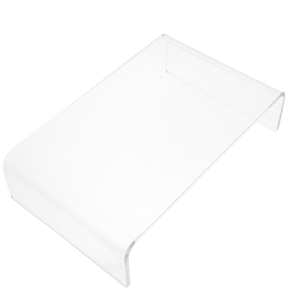 LOLIPPYY Acrylic Square Holder Stand Transparent Computer Monitor Riser 1Pack