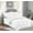 White, variant on 8-Piece Bed-In-A-Bag Bamboo Pattern Comforter Microfiber Full Queen Navy