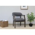 thumbnail image 2 of Linen Fabric Upholstered Accent Chair in Slate Gray, 2 of 5