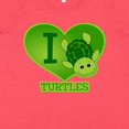 thumbnail image 4 of Inktastic I Love Turtles Women's Plus Size T-Shirt, 4 of 5