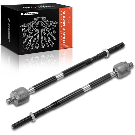 A-Premium 2 x Front Inner Tie Rod Ends Compatible with Ford Escape 2005-2007 & Mercury Mariner 2006-2007