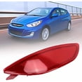 thumbnail image 2 of ZOUSSIQI Rear Bumper Night Reflector Rear Bumper Reflector Red Warning Waterproof Shock Resistant Replacement for Hyundai Accent LE SE (Left: 924051R000) CA919-64798, 2 of 9
