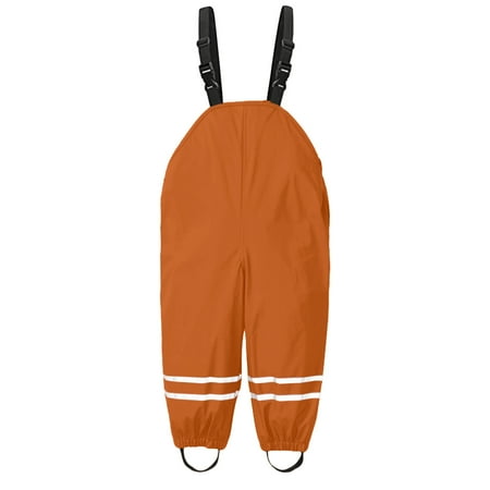 

FANDANIV Toddler Kids Raincoat Boys Girls Rain Jacket Rain Mud Windproof Dungarees Clothes Jumpsuit Striped Print Romper Lightweight Poncho Waterproof Outwear