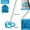 B#3, variant on Lightweight Extendable Ceiling Mop 180° Rotating Triangular Head Wet & Dry Multi- Cleaning Tool Compact for Hard-to- Areas Includes 1 Dusting Mop