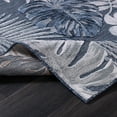 thumbnail image 5 of CAMILSON Spring Leaf Tropical Botanical Easy-Cleaning Non-Shedding Washable Outdoor Indoor Area Rug Navy Blue 6x9, 5 of 11
