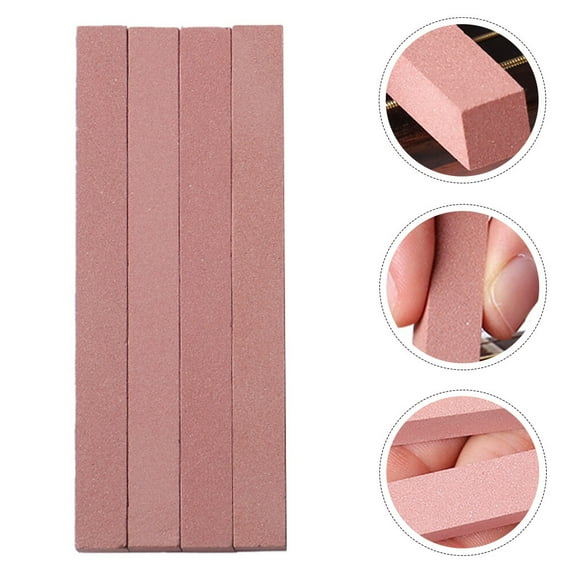 HEMOTON  4 Pcs Guitar Care Accessory Maintenance Cleaner Cleaning Tools Brown