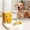 Yellow, variant on Automatic Pet Feeders 2 In 1 Convenient Drinking Cats Feeder Purpose Pet Food Bowl Set Portable Water Dispenser for Small Animals Puppy Dog Bowls