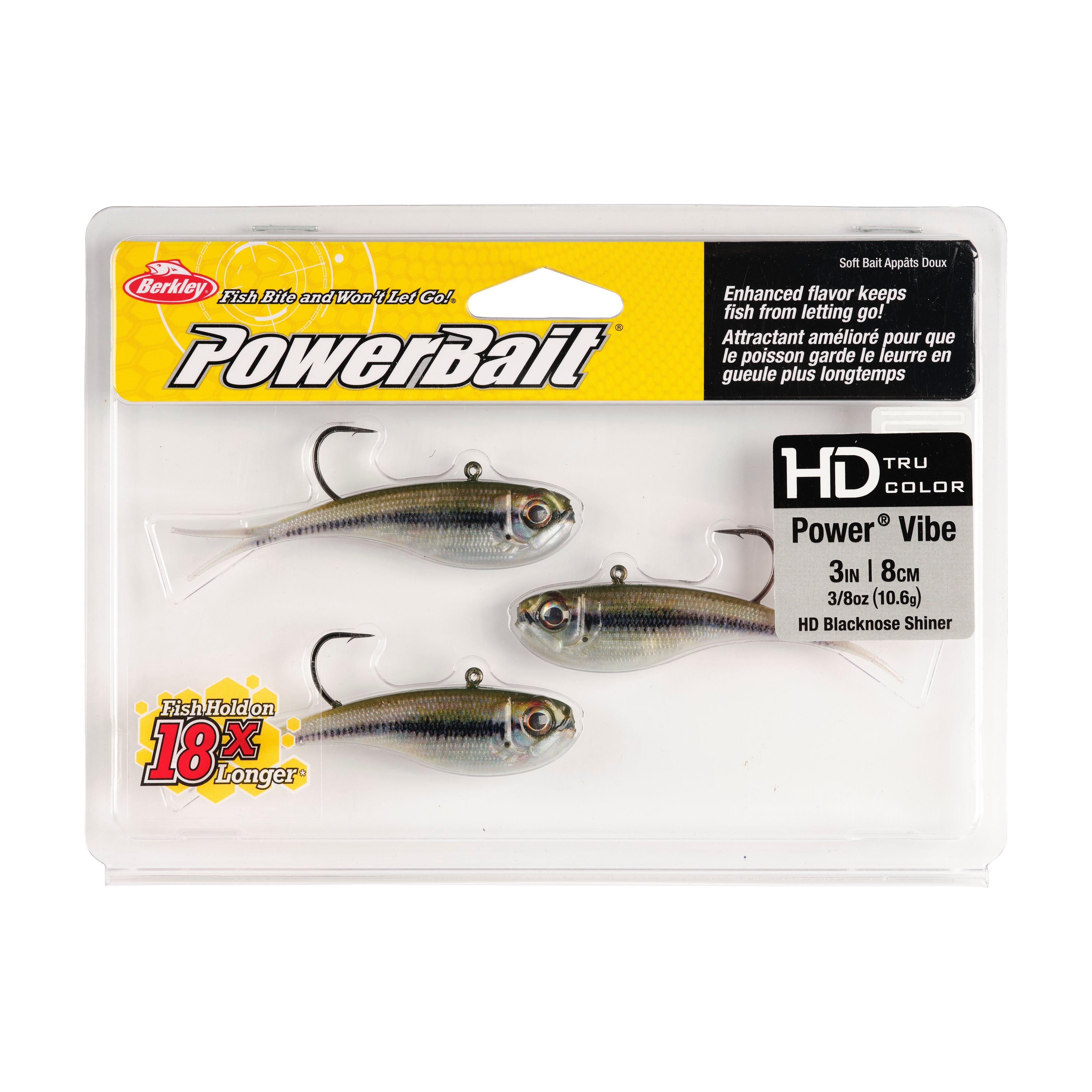 Berkley PowerBait® Power® Vibe, 3 in, HD Blacknose Shiner