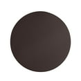 thumbnail image 2 of Faux Leather Placemats round Solid Color Coffee Mats Waterproof Easy Clean Kitchen Table Protectors Dining Room Decor, Ukhbmc | Brown, 2 of 9