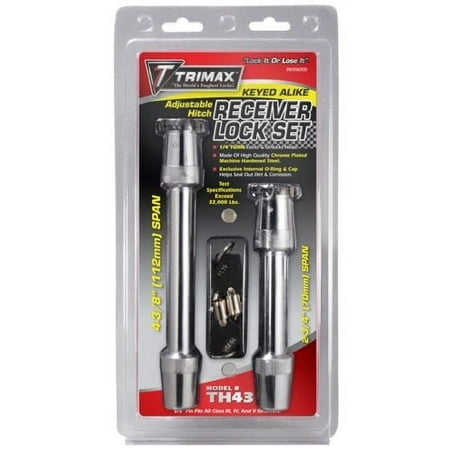 TRIMAX TH43: Keyed-Alike Adjustable Receiver Lock Set