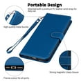 thumbnail image 2 of Allytech Wallet Case for Samsung Galaxy A21s Credit Card Slots Holder Slim PU Leather Folio Flip Wallet Phone Case, Darkblue, 2 of 6