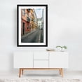 thumbnail image 2 of Colorful Bairro Alto 03 - Lisbon Portugal Photography Black Framed Wall Art Print 24 x 36 inches, 2 of 3
