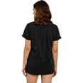 thumbnail image 4 of Cicy Bell Women's Dandelion Print T Shirts Cute Graphic Tees Short Sleeve Summer Cotton Tee Tops Casual Blouse, 4 of 4